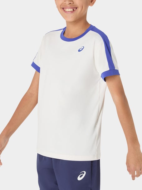 Asics Boys Core Tennis Top Off White