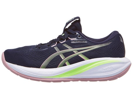 ASICS Gel Cumulus 28\Womens Shoes\Midnight/Illum Green