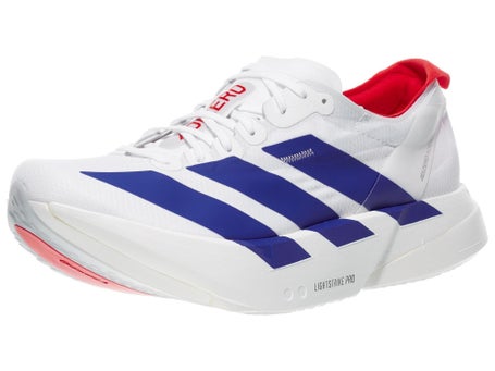 adidas adizero Adios Pro 4\Mens Shoes\White/Royal/Ruby