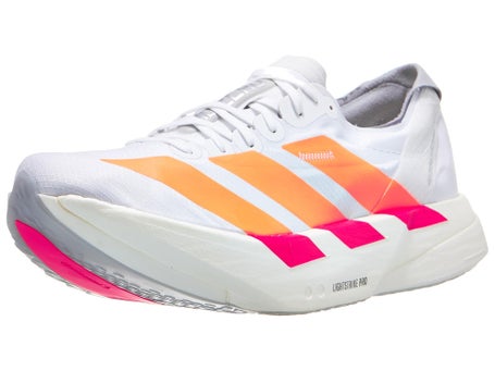 adidas adizero Adios Pro 4\Womens Shoes\White/Oran/Red