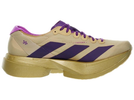 adidas adizero Adios Pro 4 Damen Laufschuh Sand Lila Gold