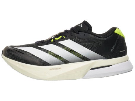 adidas adizero Boston 13\Mens Shoes\Black/White/Yellow