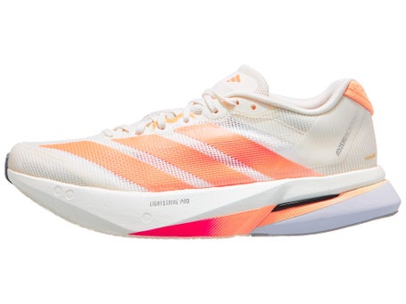 adidas adizero Boston 13\Womens Shoes\White/Orange