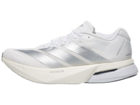 adidas adizero Boston 13\Womens Shoes\White/Silver/Gry