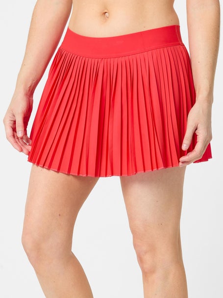 adidas Damen Club Plissees Tennisrock Rot