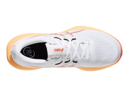 ASICS Gel Cumulus 28\Mens Shoes\White/Energy Orange