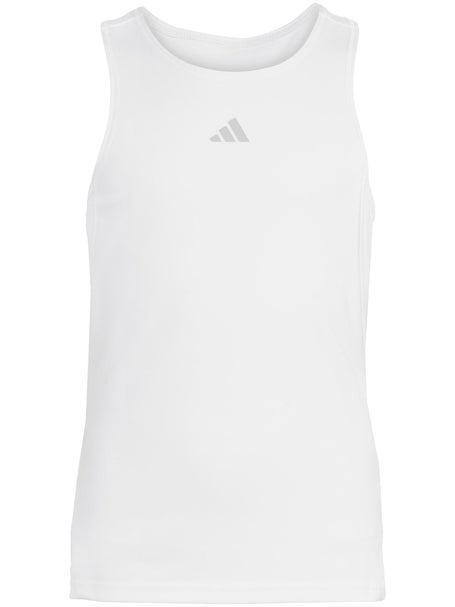 adidas Mädchen Core Club Tank Weiß