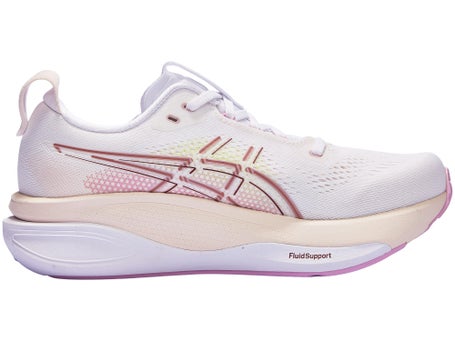 ASICS Gel Kayano 33 Damen Laufschuh Weiß Hazy Lilac