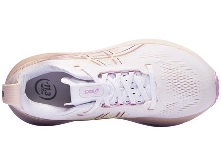 ASICS Gel Kayano 33 Damen Laufschuh Weiß Hazy Lilac