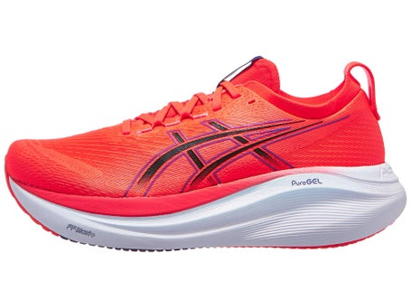 ASICS Gel Nimbus 27 Herren Laufschuhe Flash Red Black