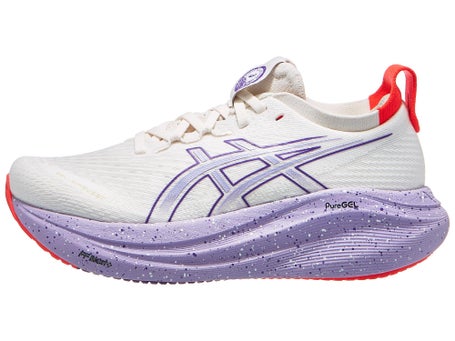 ASICS Gel Nimbus 27 Tokyo\Womens Shoes\Cream/Purple