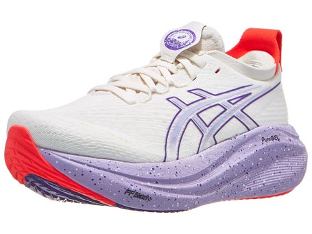ASICS Gel Nimbus 27 Tokyo\Womens Shoes\Cream/Purple