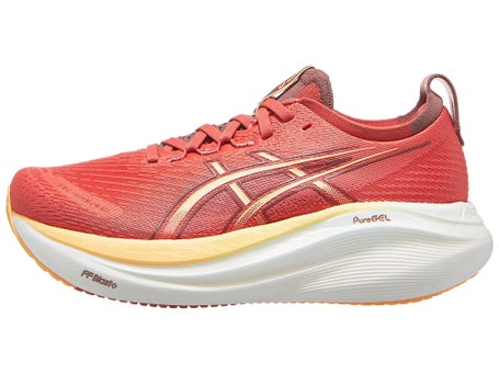 ASICS Gel Nimbus 27\Womens Shoes\Dark Pink Clay/Orange