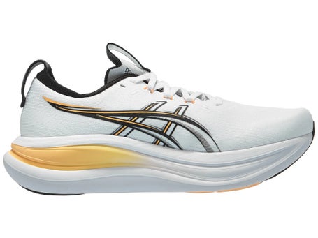 ASICS Gel Nimbus 28\Mens Shoes\White/Stadium Orange