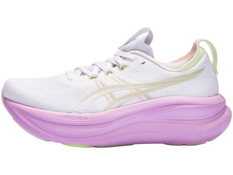 ASICS Gel Nimbus 28 Damen Laufschuh Weiß Hazy Lilac