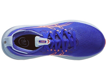 ASICS Gel Nimbus 28\Womens Shoes\Cobalt Burst/SunCoral
