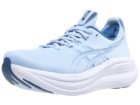 Chaussures Femme ASICS Gel Nimbus 28 Solid Air Calm Ingigo