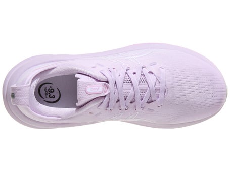 ASICS Gel Nimbus 28\Womens Shoes\Dahlia/White