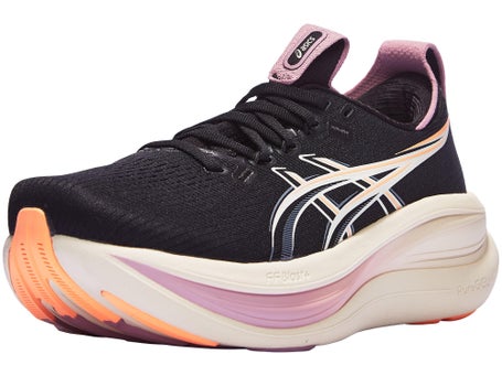 ASICS Gel Nimbus 28\Womens Shoes\Black/Taro Purple