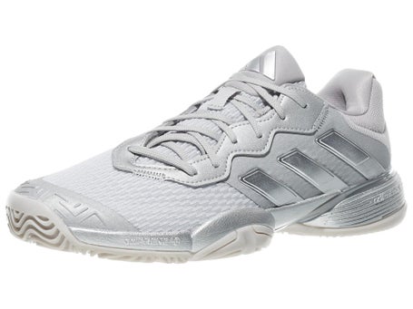 adidas Barricade K ALLCOURT Kinderschuh Silber Grau