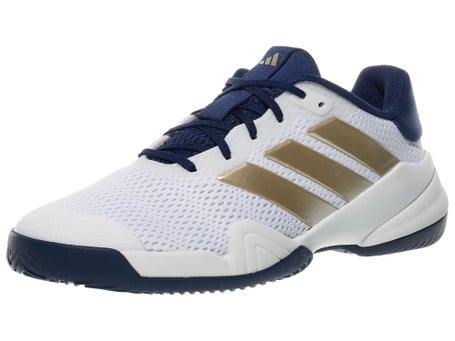 adidas Barricade K AC\White/Dark Blue Junior Shoes