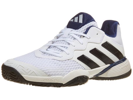 adidas Barricade K ALLCOURT Kinderschuh Weiß Dunkelblau
