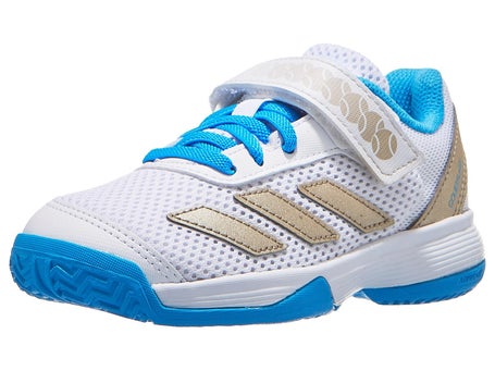 adidas Courtflash K Comfort AC\White/Aqua Junior Shoes