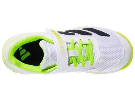 adidas Courtflash Comfort K AC\White/Lemon Junior Shoes