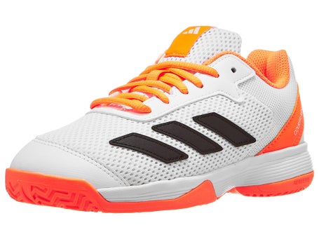adidas Courtflash K AC\White/Lucid Orange Junior Shoes