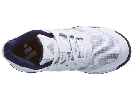 adidas Crazyquick Padel Kinderschuh Weiß Dunkelblau