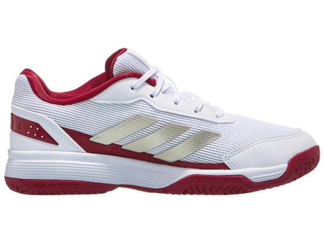 adidas Crazyquick Padel Kinderschuh Weiß Rot