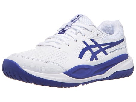 Asics Gel Resolution X GS\White/Dark Cobalt Junior Shoe