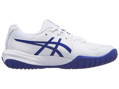 Asics Gel Resolution X GS\White/Dark Cobalt Junior Shoe