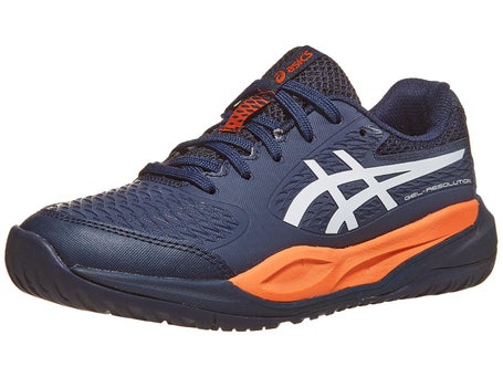Asics Gel Resolution X GS\Midnight/White Junior Shoes