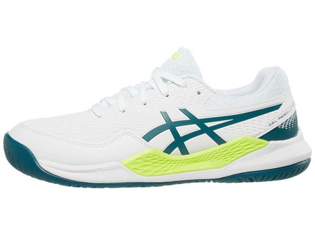 Zapatillas mujer Asics Gel Resolution 9 Verde/Azul MULTIPISTA - Running  Warehouse Europe