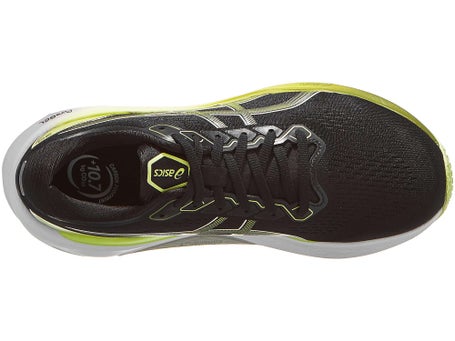 Men's GEL-KAYANO 30, Black/Glow Yellow, Running Shoes