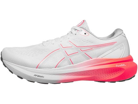 ASICS Novablast 4 Men's Shoes White/Sunrise Red - Running Warehouse Europe