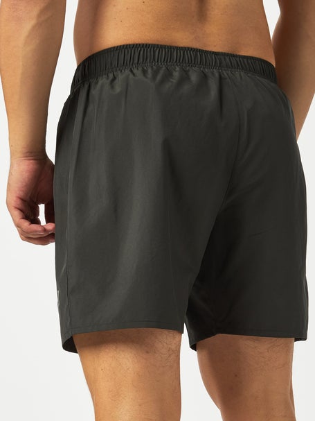 grey asics shorts