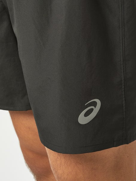 grey asics shorts