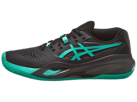 Asics Gel Resolution X Clay\Bk/Aurora Green Mens Shoes