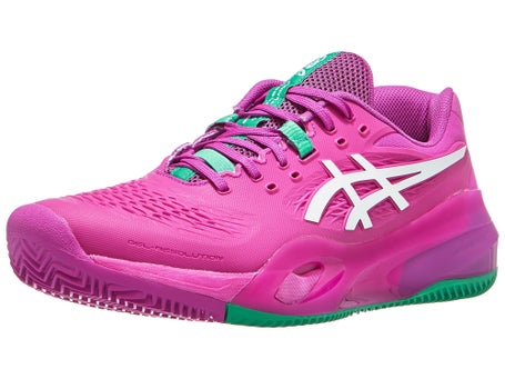 Asics Gel Resolution X Clay\Digit Sakura/Wh Mens Shoes