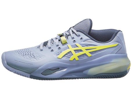 Zapatillas hombre Asics Gel Resolution X Grey Bl Pistacho TIERRA BATIDA