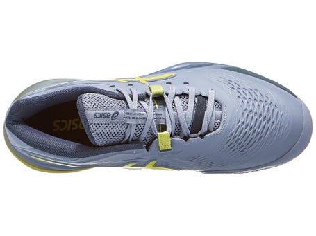 Zapatillas hombre Asics Gel Resolution X Grey Bl Pistacho TIERRA BATIDA