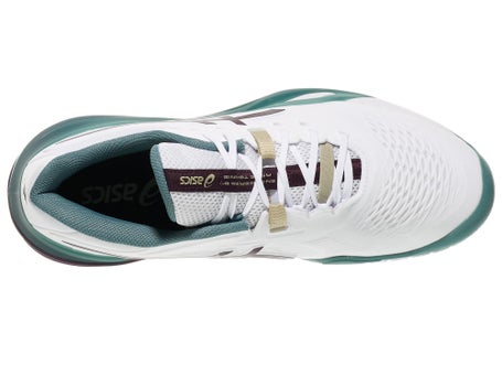 Asics Gel Resolution X AC\White/Dk Aubergine Mens Shoe