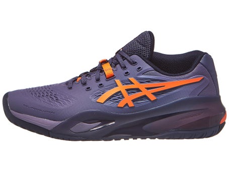 Chaussures Homme Asics Gel Resolution X Grey Purple Orange TOUTES SURFACES