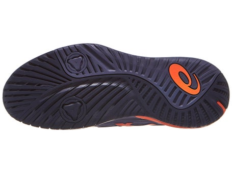 Chaussures Homme Asics Gel Resolution X Grey Purple Orange TOUTES SURFACES