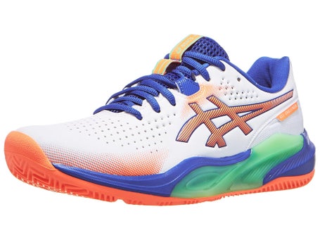 Asics Gel Challenger 15 Padel Herrenschuh Weiß Koralle