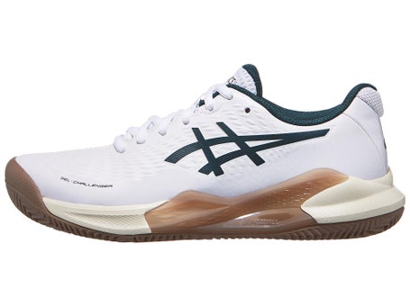 Asics Gel Challenger 14 Clay\White/Green Mens Shoes