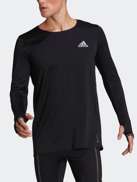 Blanco pago oportunidad Camiseta manga larga hombre adidas Fast - Running Warehouse Europe