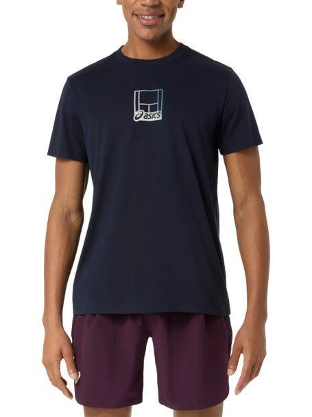 Asics Mens Core Court Graphic T-Shirt Midnight
